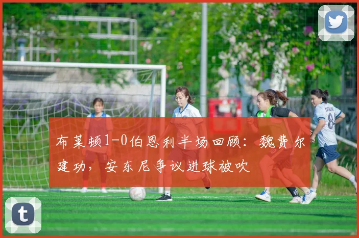 布莱顿1-0伯恩利半场回顾：魏费尔建功，安东尼争议进球被吹